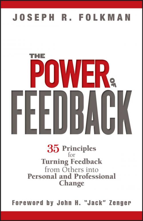 Cover of the book The Power of Feedback by Joseph R. Folkman, Wiley