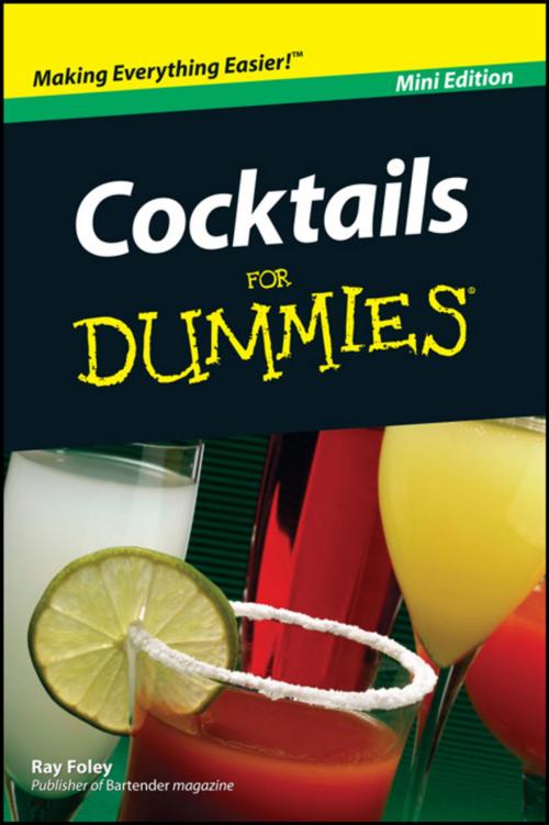 Cover of the book Cocktails For Dummies, Mini Edition by Ray Foley, Wiley