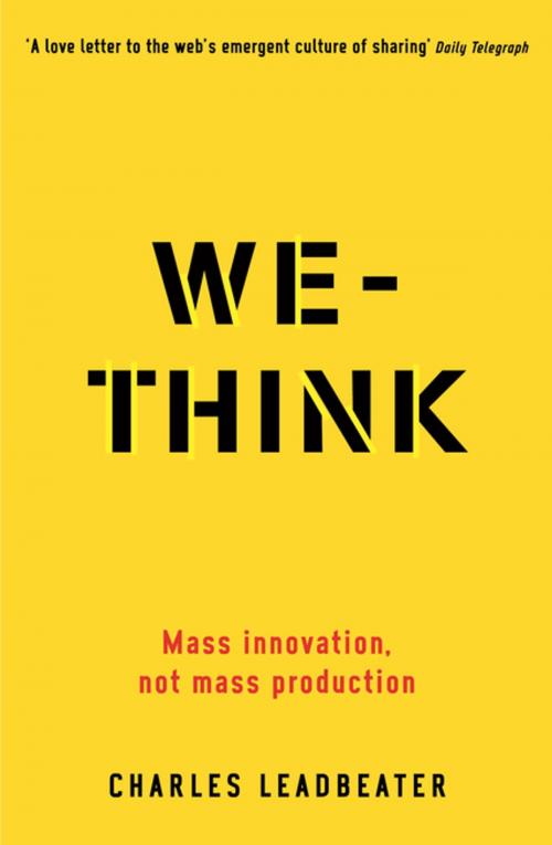 Cover of the book We-Think by Charles Leadbeater, Profile