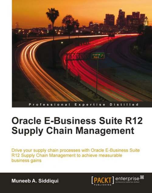 Cover of the book Oracle E-Business Suite R12 Supply Chain Management by Muneeb A. Siddiqui, Packt Publishing