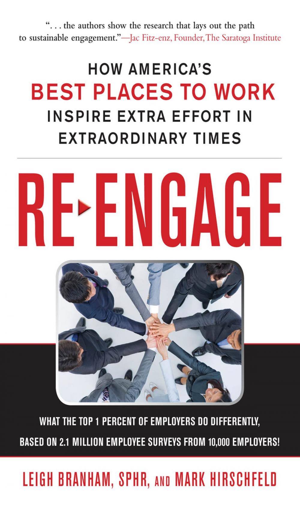 Big bigCover of Re-Engage: How America's Best Places to Work Inspire Extra Effort in Extraordinary Times