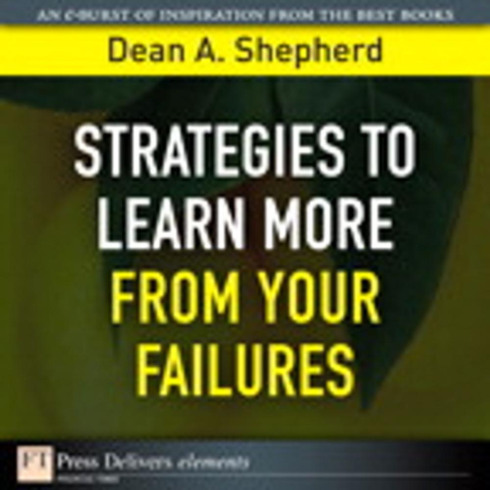 Big bigCover of Strategies to Learn More from Your Failures