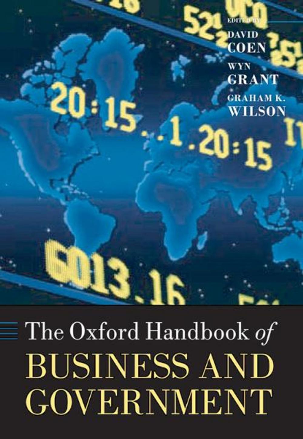 Big bigCover of The Oxford Handbook of Business and Government