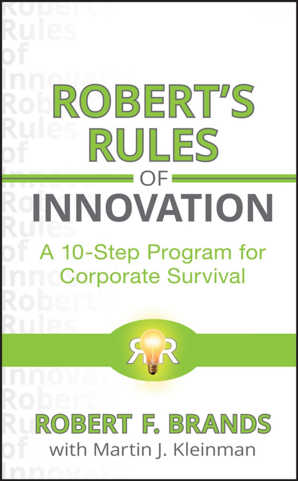 Big bigCover of Robert's Rules of Innovation