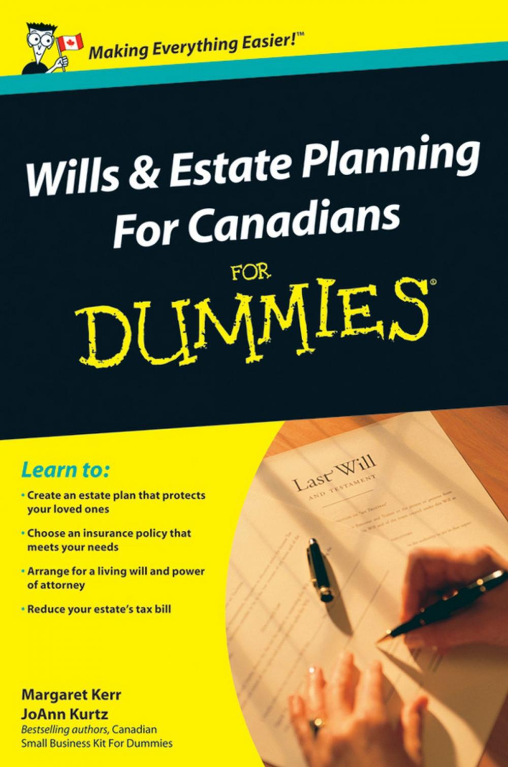 Big bigCover of Wills and Estate Planning For Canadians For Dummies