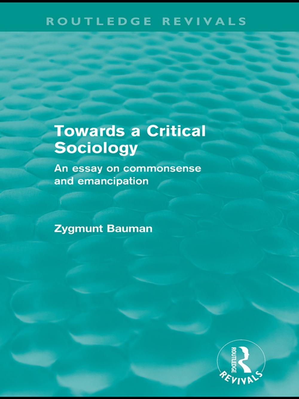 Big bigCover of Towards a Critical Sociology (Routledge Revivals)