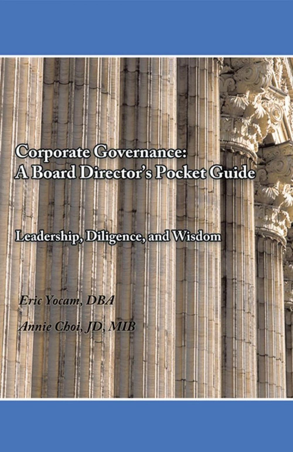 Big bigCover of Corporate Governance: a Board Director’S Pocket Guide