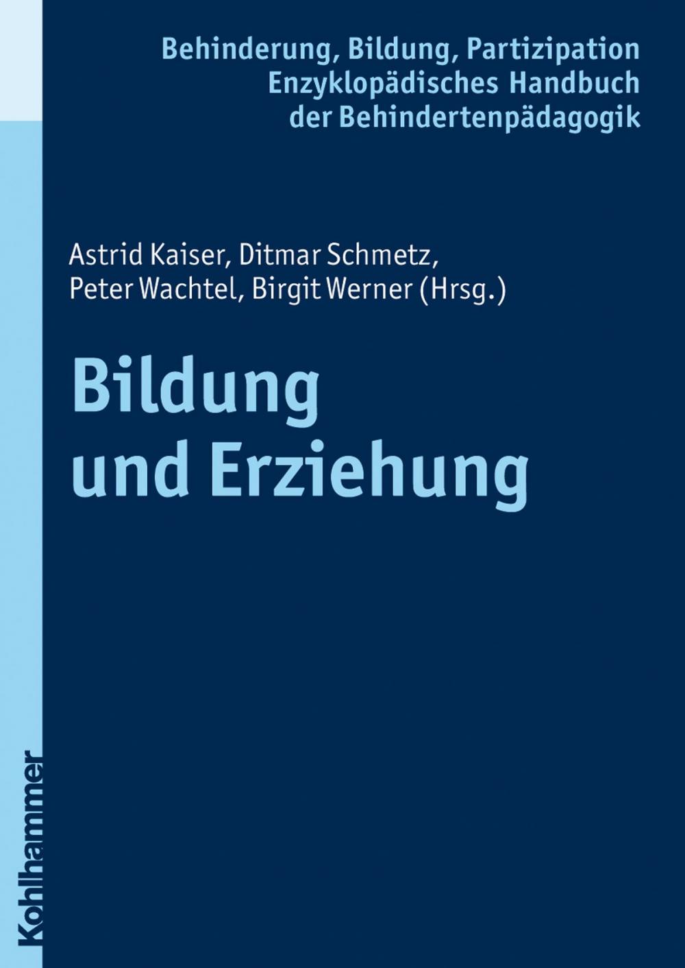 Big bigCover of Bildung und Erziehung