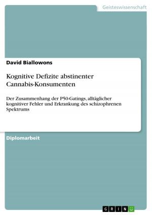 Cover of the book Kognitive Defizite abstinenter Cannabis-Konsumenten by Sylvia Wuensche