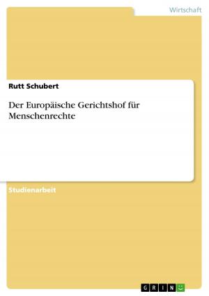 Cover of the book Der Europäische Gerichtshof für Menschenrechte by Matthias Mielich