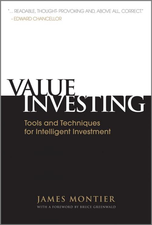 Cover of the book Value Investing by James Montier, Wiley