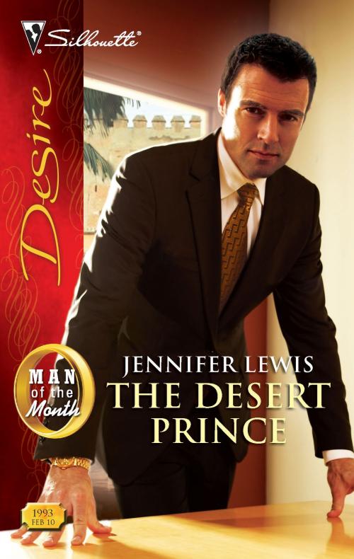Cover of the book The Desert Prince by Jennifer Lewis, Silhouette