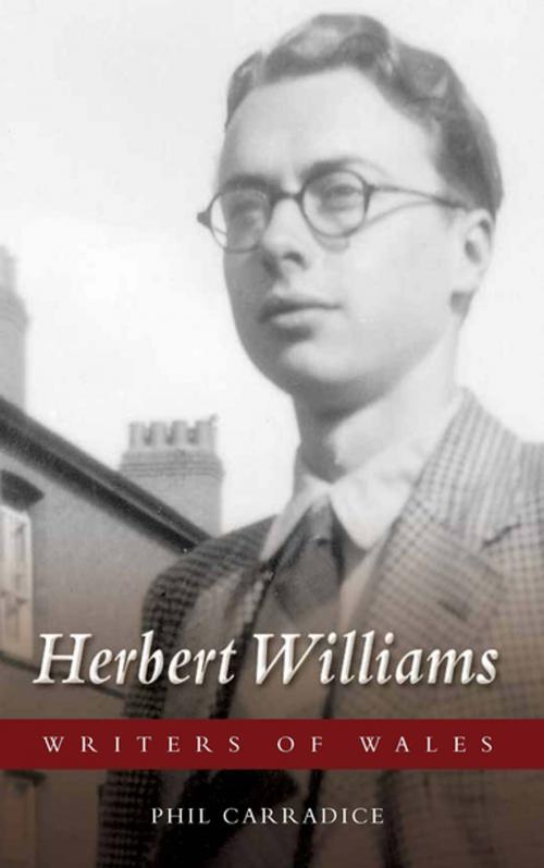 Cover of the book Herbert Williams by Phil Carradice, University of Wales Press