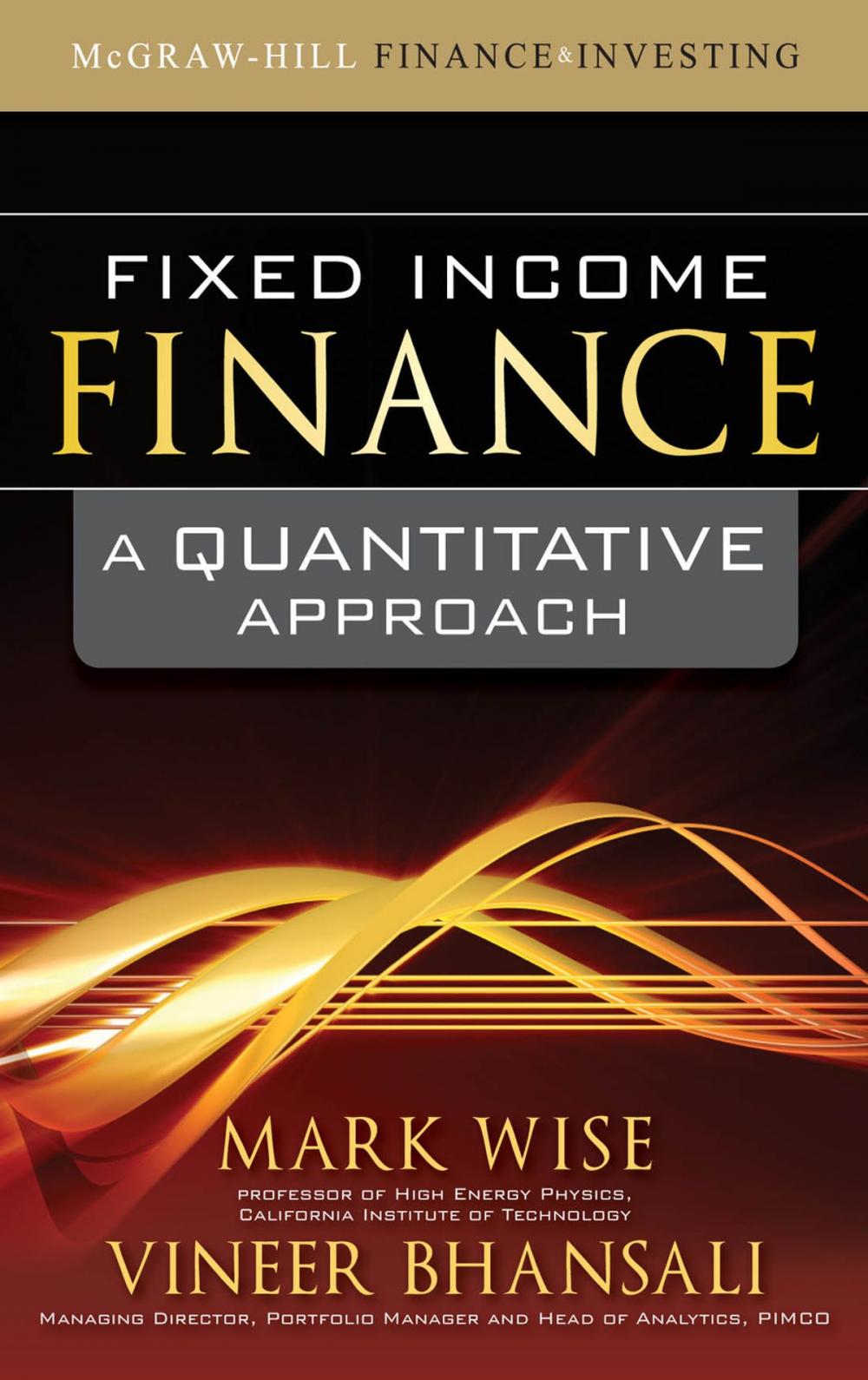 Big bigCover of Fixed Income Finance: A Quantitative Approach