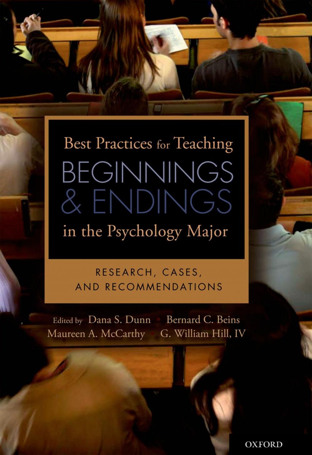 Big bigCover of Best Practices for Teaching Beginnings and Endings in the Psychology Major