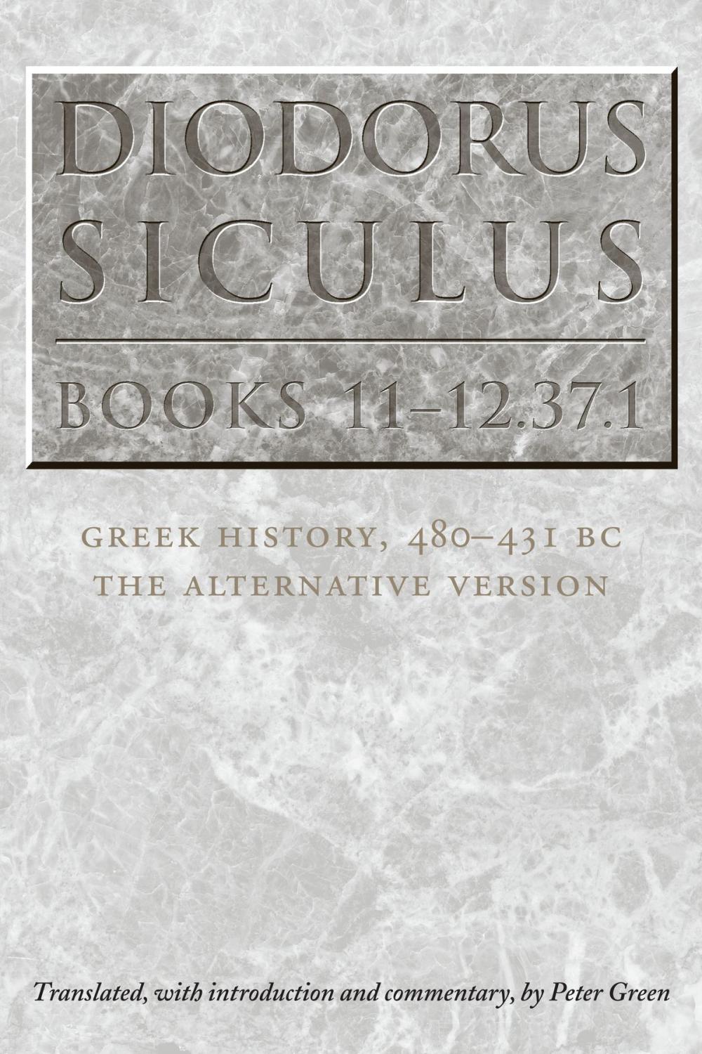 Big bigCover of Diodorus Siculus, Books 11-12.37.1