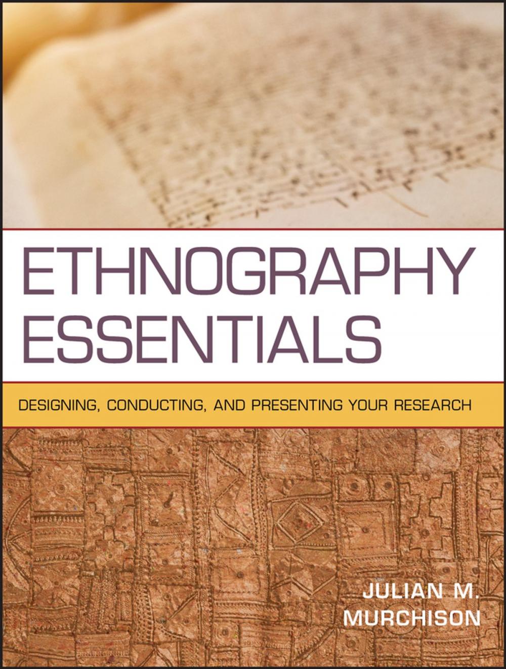 Big bigCover of Ethnography Essentials