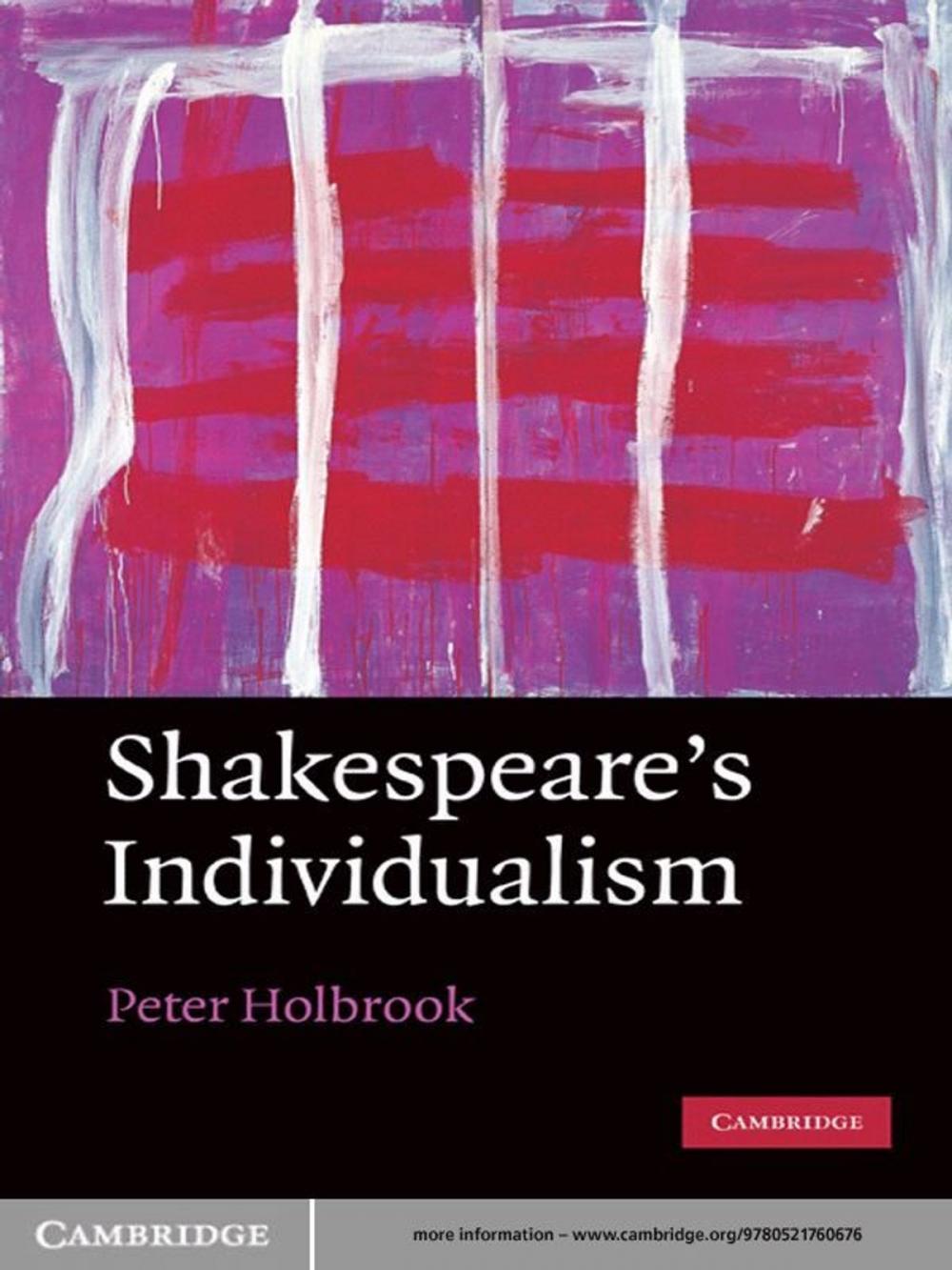 Big bigCover of Shakespeare's Individualism