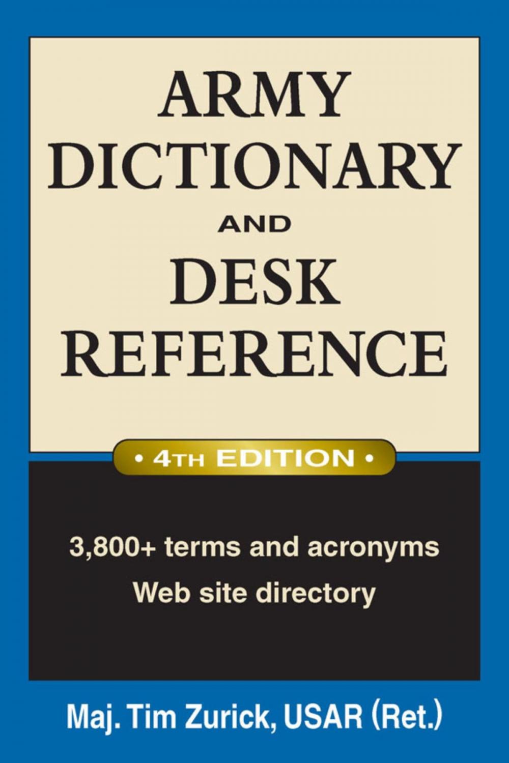 Big bigCover of Army Dictionary and Desk Reference