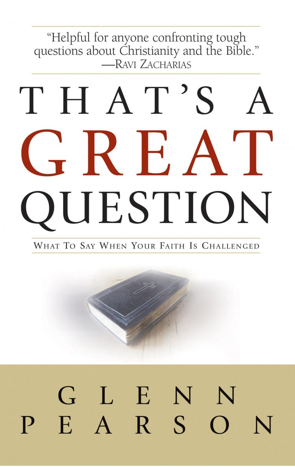 Big bigCover of That's a Great Question