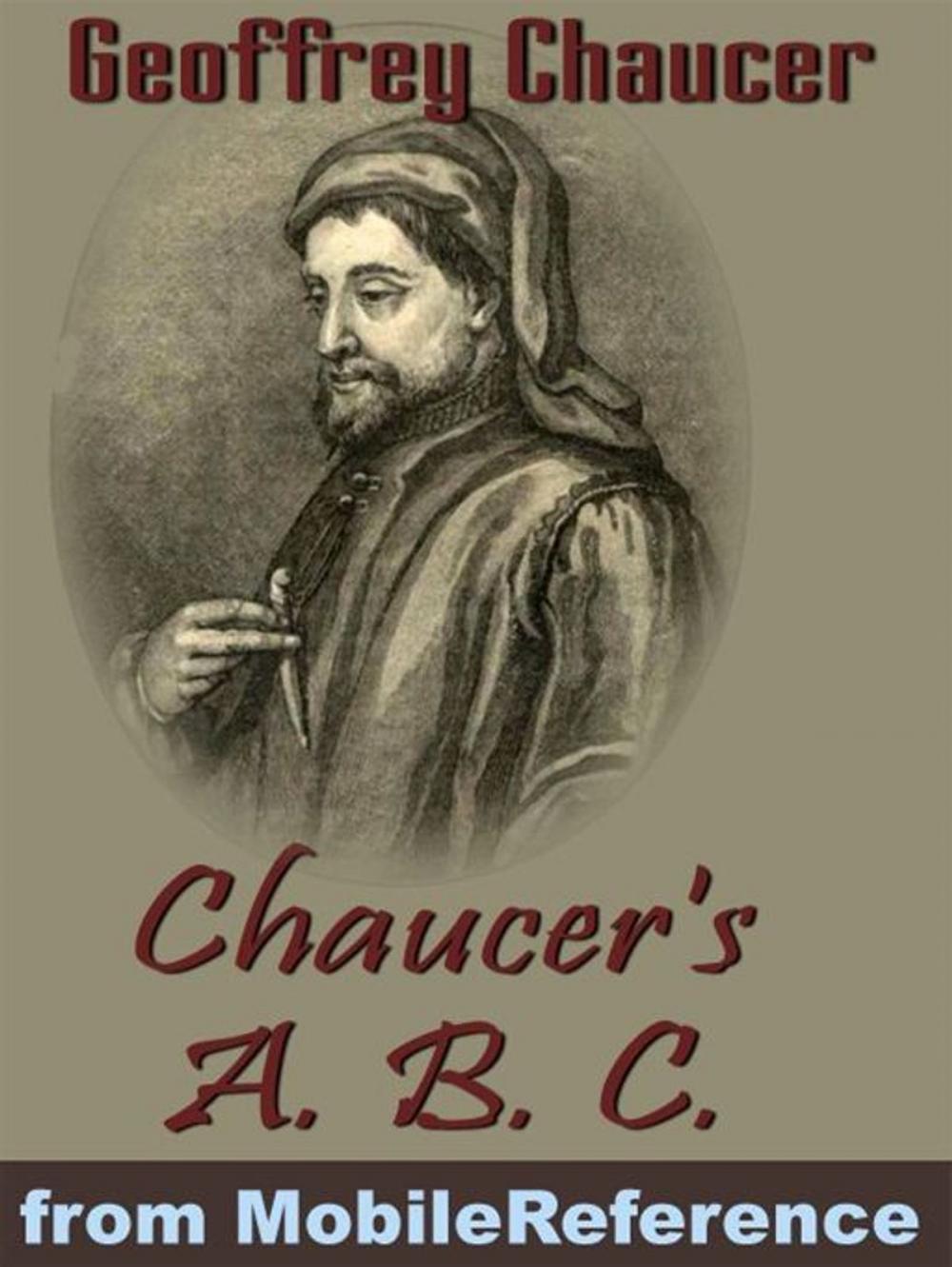 Big bigCover of Chaucer's A. B. C (Mobi Classics)