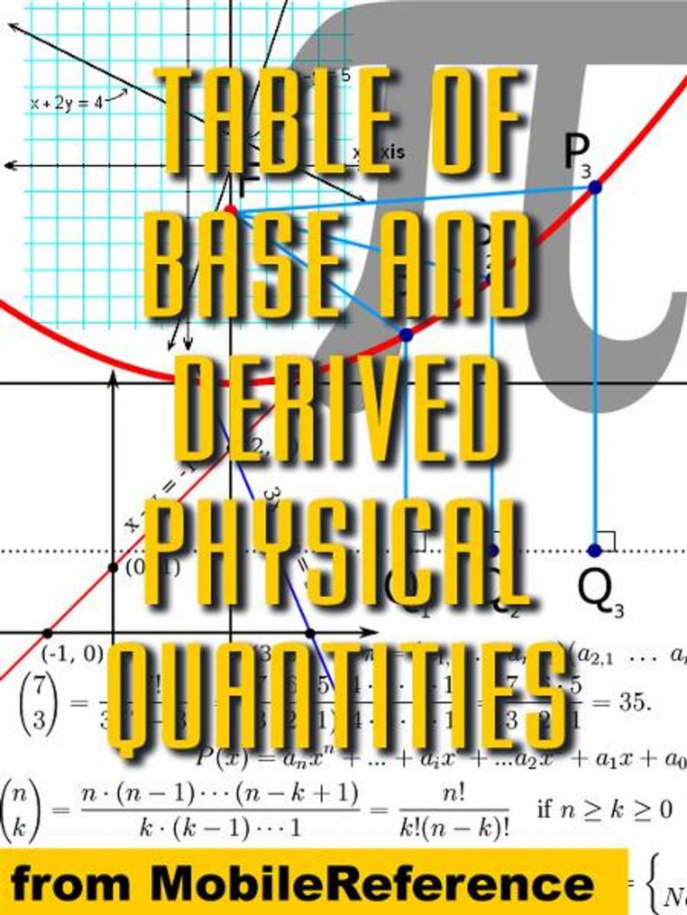 Big bigCover of Table Of Base And Derived Physical Quantities (Mobi Study Guides)