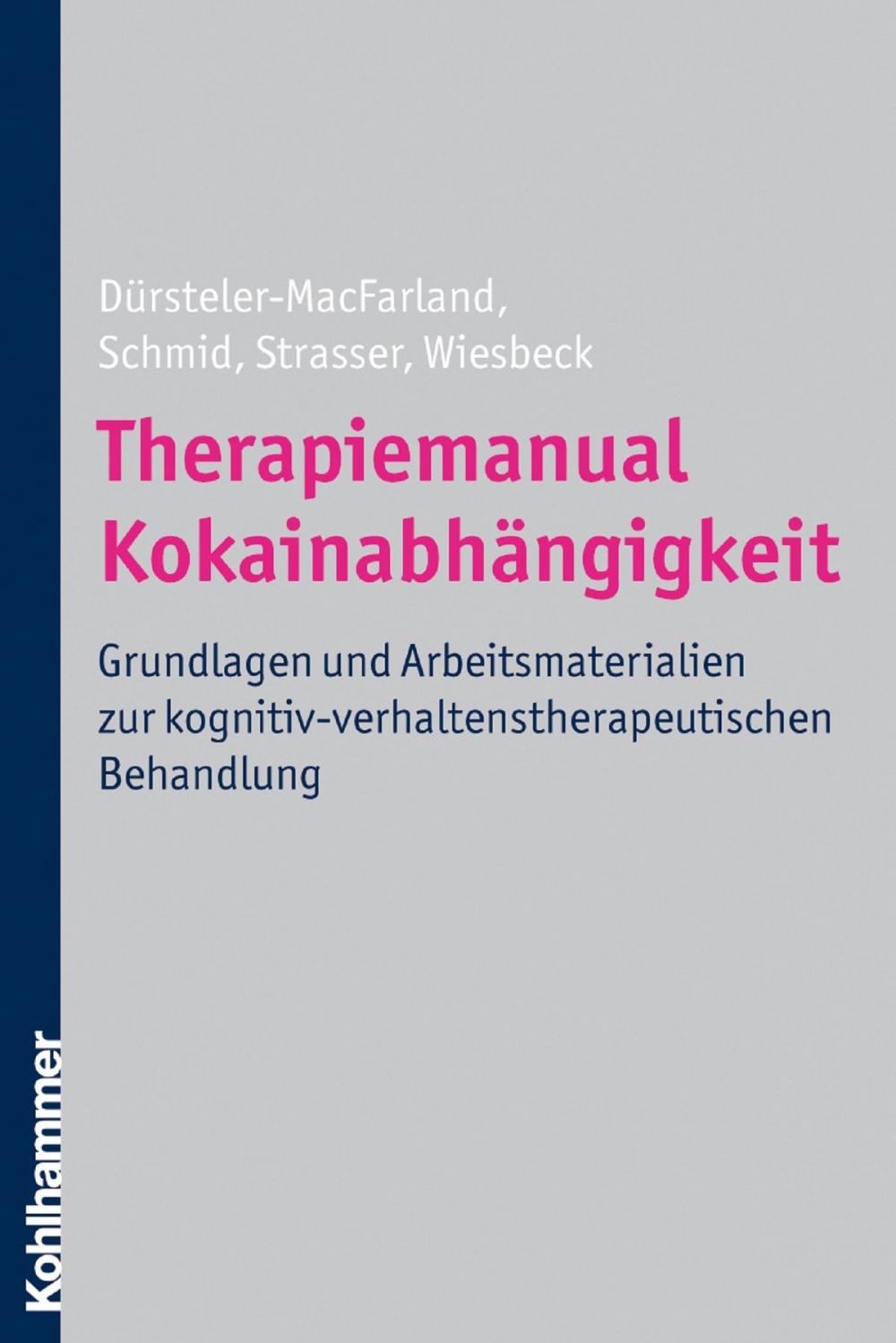 Big bigCover of Therapiemanual Kokainabhängigkeit