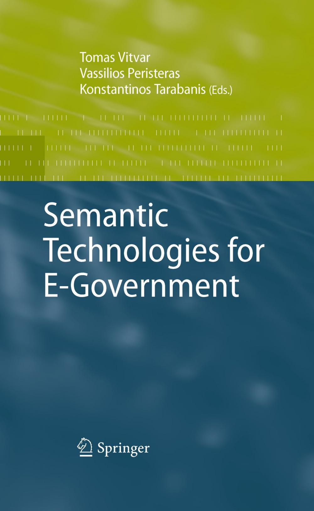 Big bigCover of Semantic Technologies for E-Government