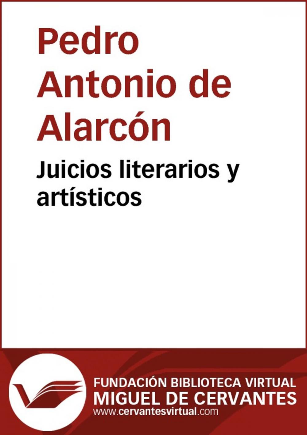 Big bigCover of Juicios literarios y artísticos