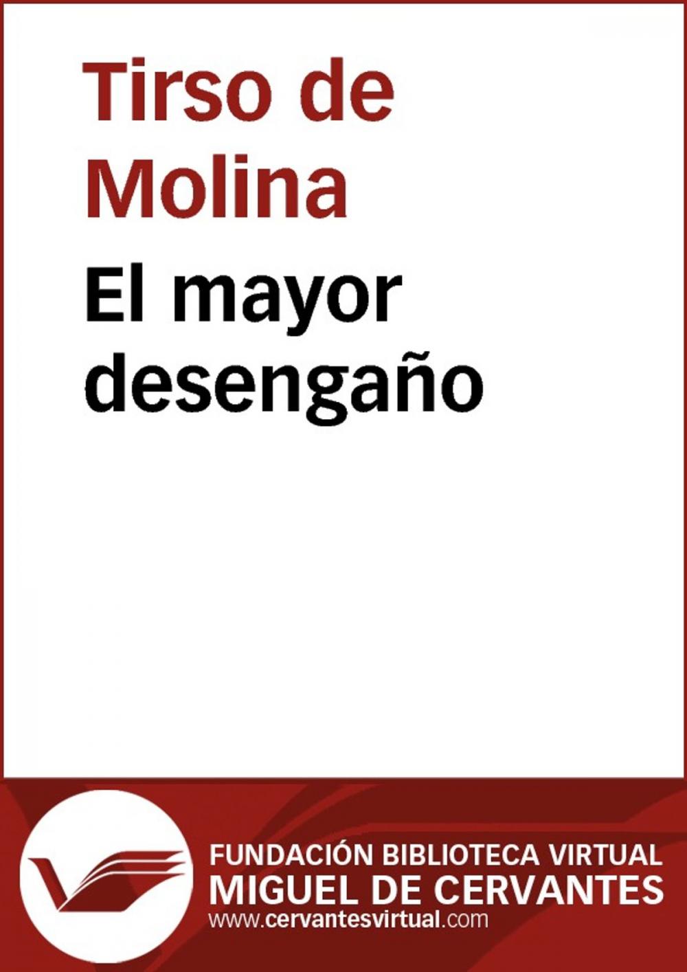 Big bigCover of El mayor desengaño