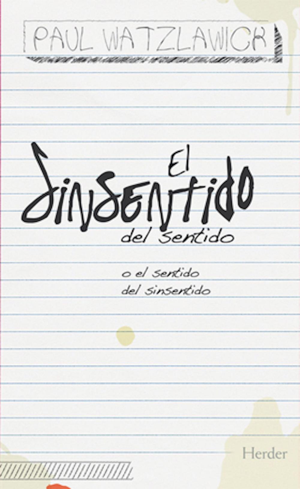 Big bigCover of El sinsentido del sentido