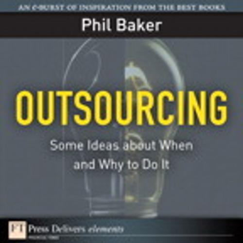 Cover of the book Outsourcing by Phil Baker, Pearson Education