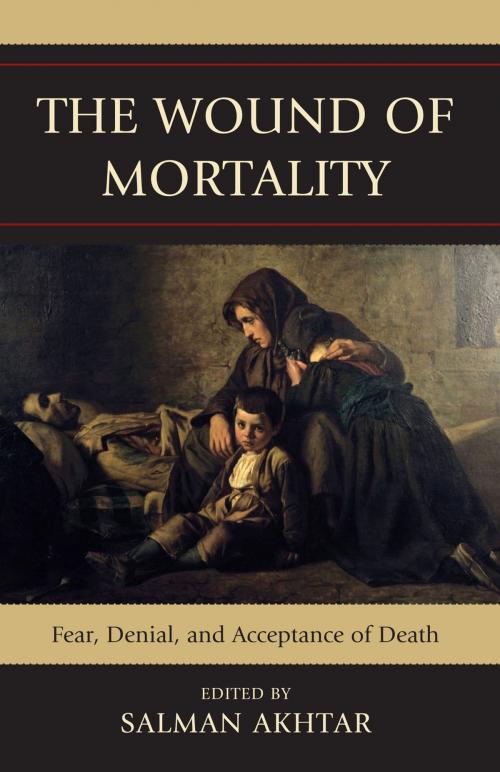 Cover of the book The Wound of Mortality by Ira Brenner, Stanley J. Coen, Calvin A. Colarusso, Hossein M. Etezady, Michelle Foster, Ruth Garfield, Jaswant Guzder, Eileen Johnson, Albert Kaplan, Ilany Kogan, Tooraj Moradi, Henri Parens, Josephine Wright, Leon Hoffman M.D., Jason Aronson, Inc.