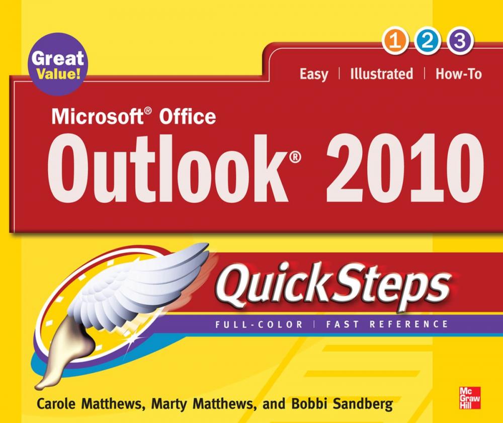 Big bigCover of Microsoft Office Outlook 2010 QuickSteps