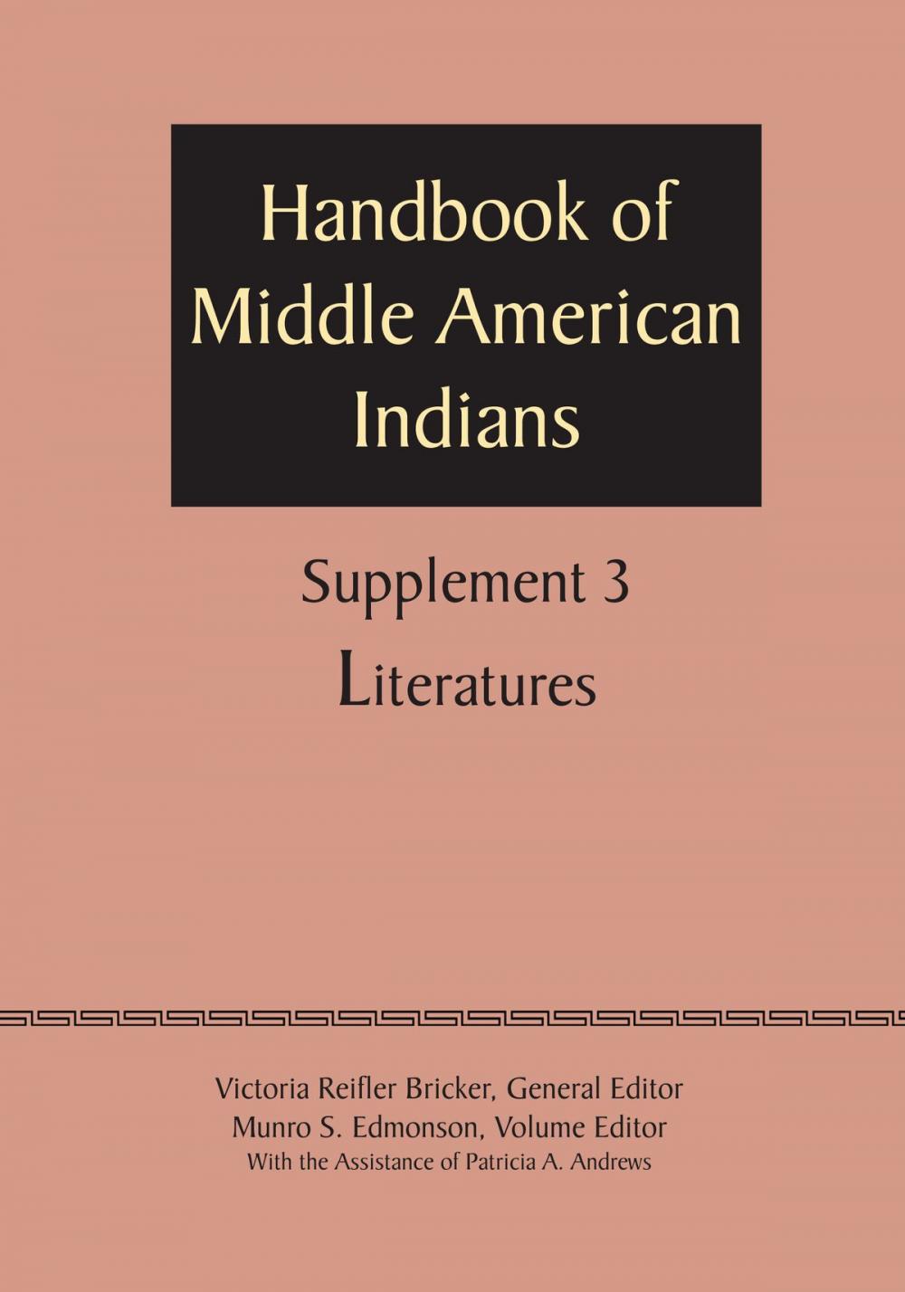 Big bigCover of Supplement to the Handbook of Middle American Indians, Volume 3