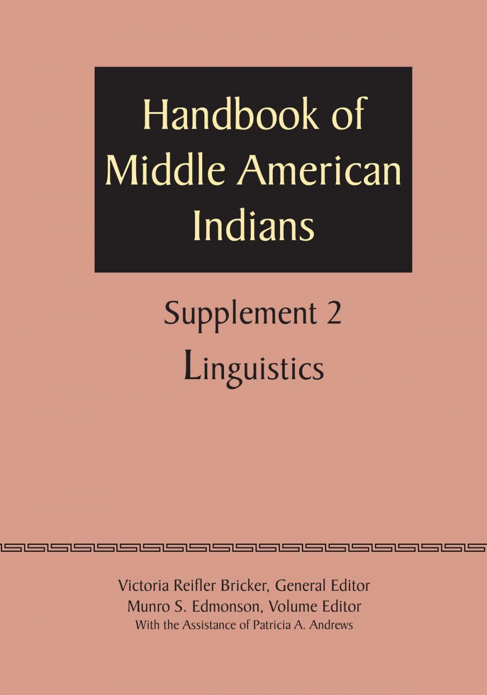 Big bigCover of Supplement to the Handbook of Middle American Indians, Volume 2