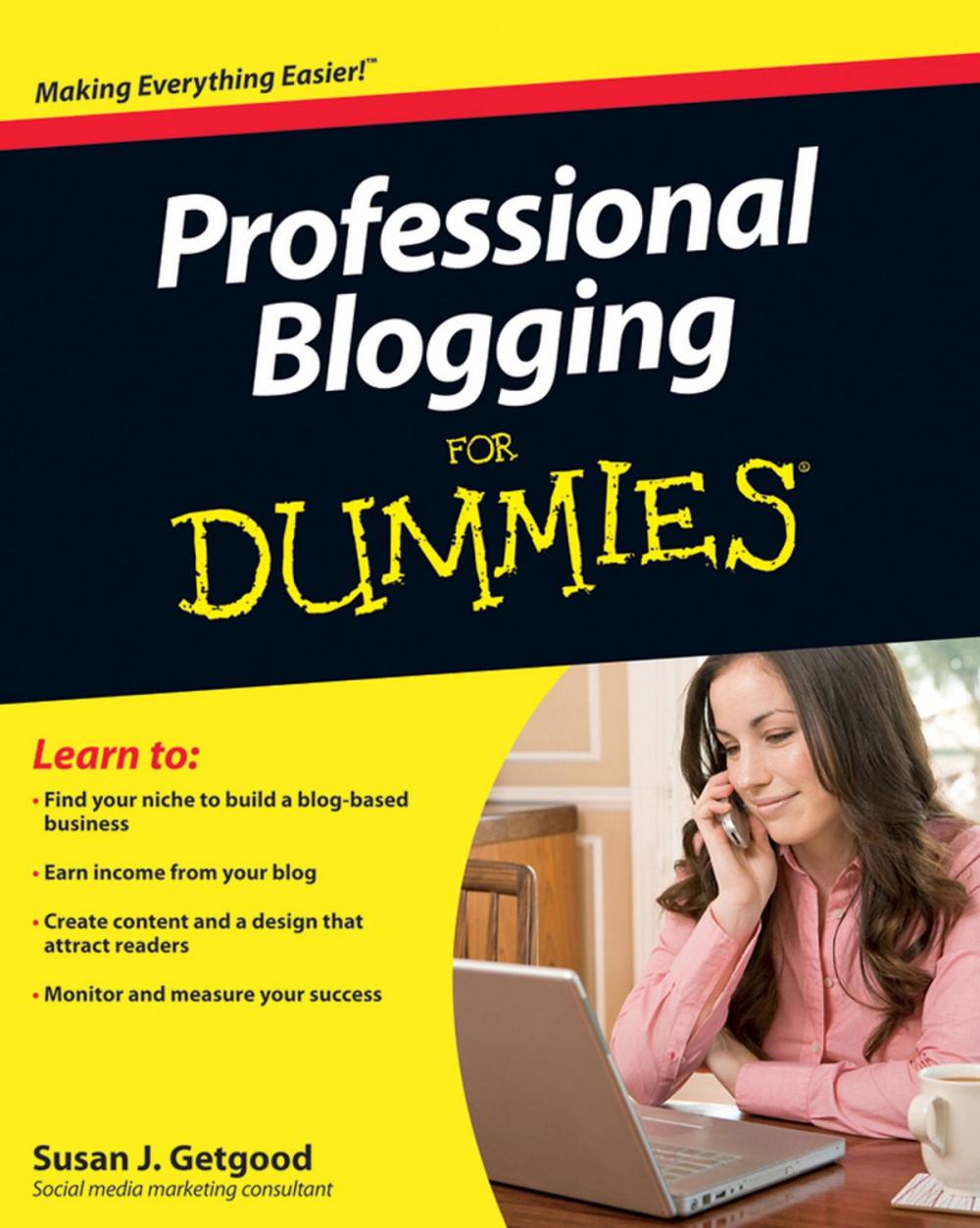 Big bigCover of Professional Blogging For Dummies