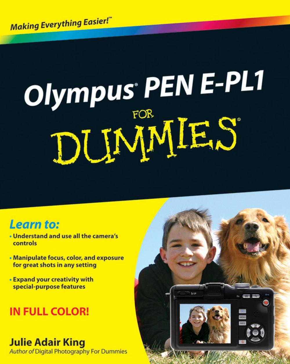 Big bigCover of Olympus PEN E-PL1 For Dummies