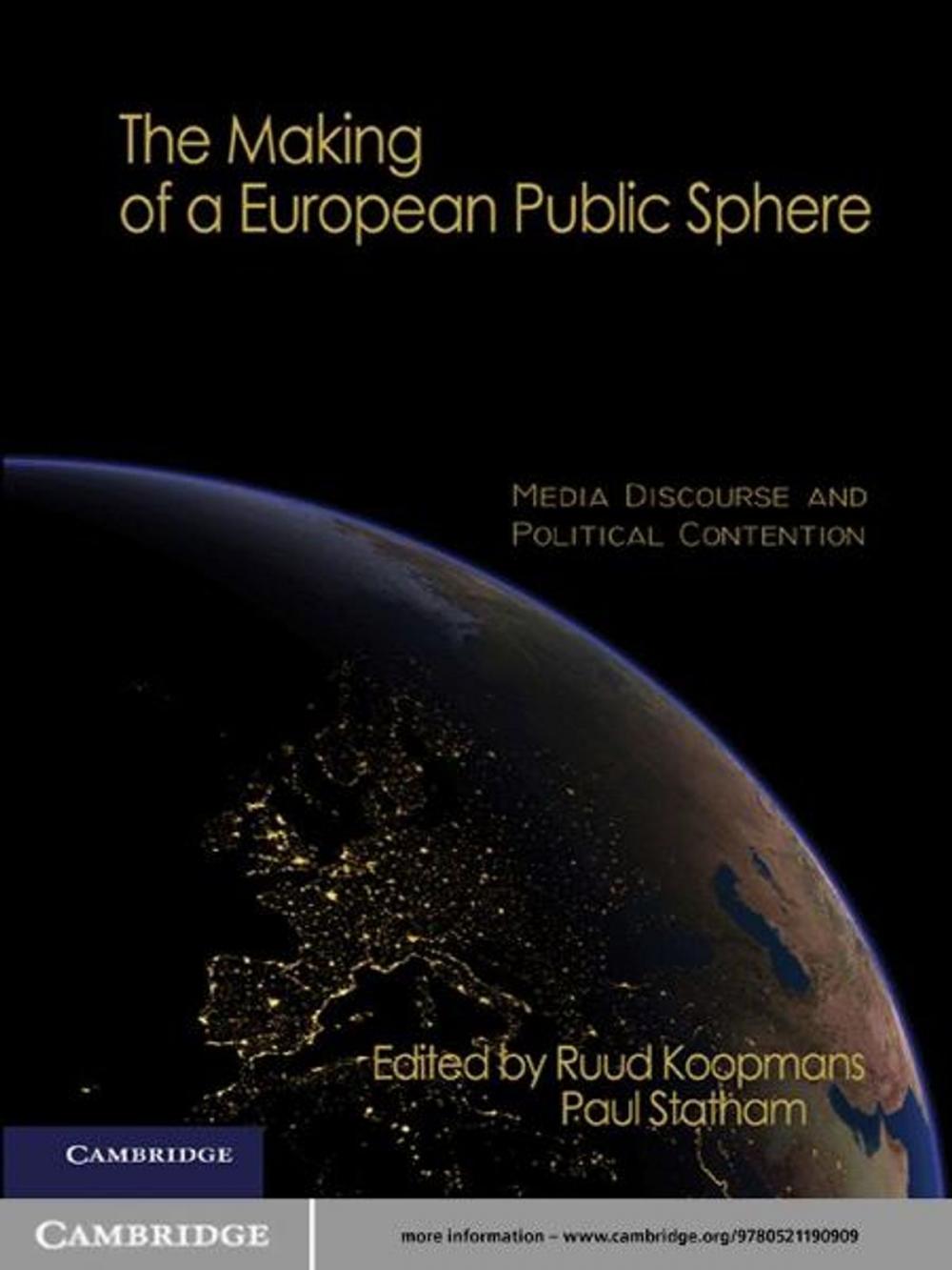 Big bigCover of The Making of a European Public Sphere