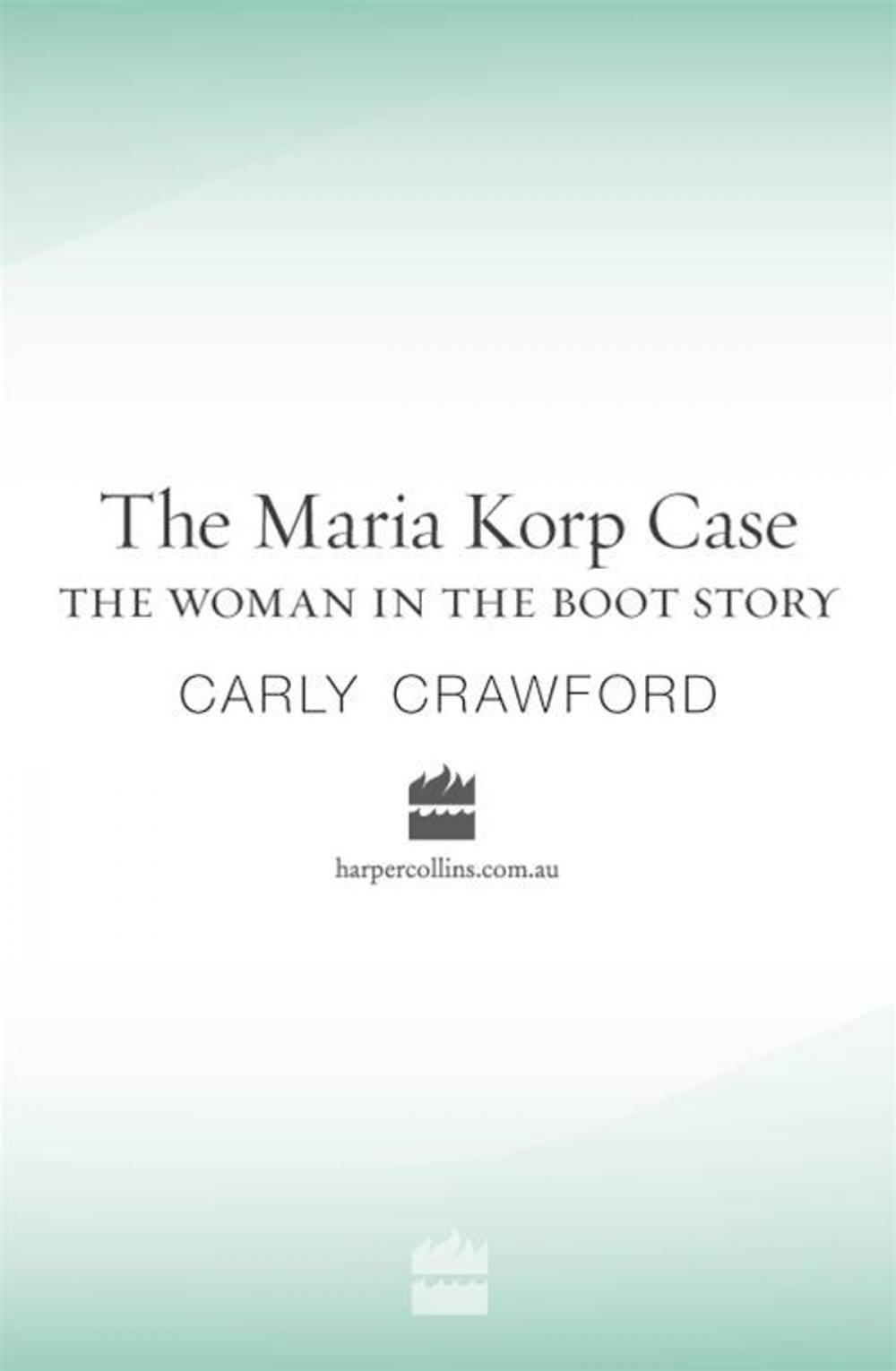 Big bigCover of The Maria Korp Case