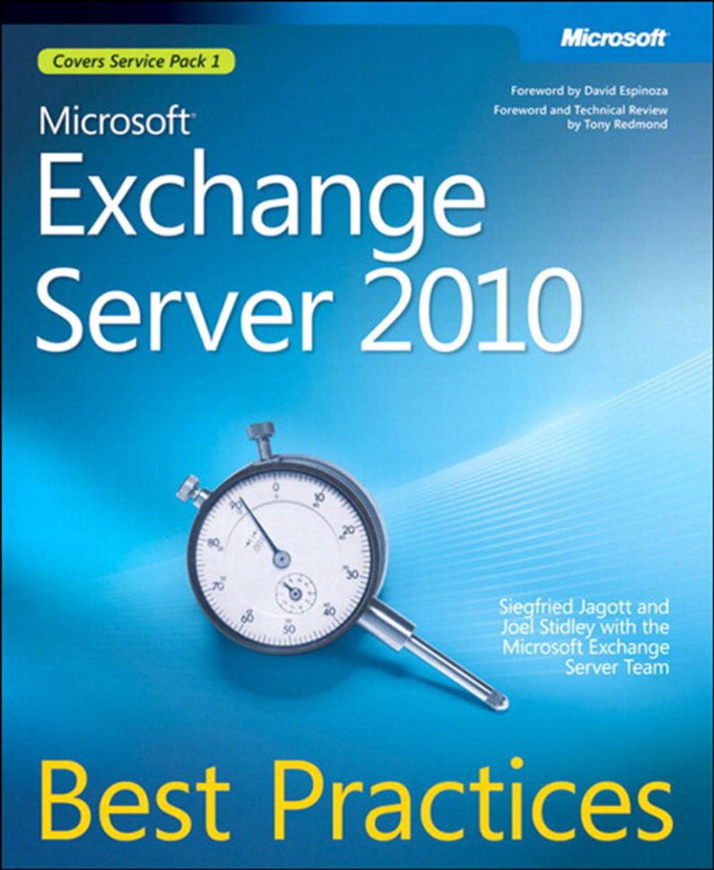 Big bigCover of Microsoft Exchange Server 2010 Best Practices