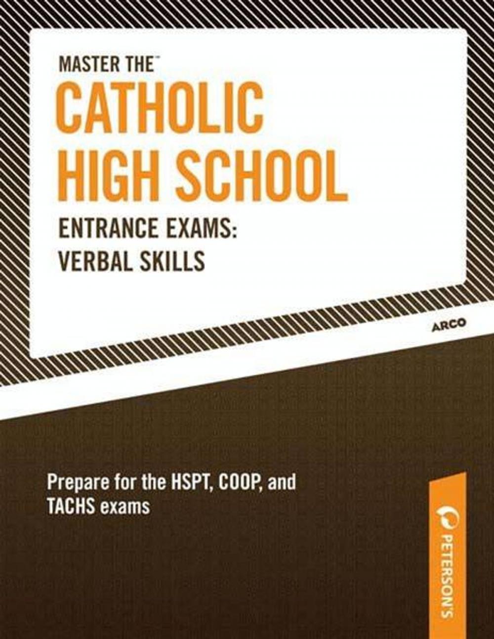 Big bigCover of Master the Catholic High School Entrance Exams--Verbal Skills