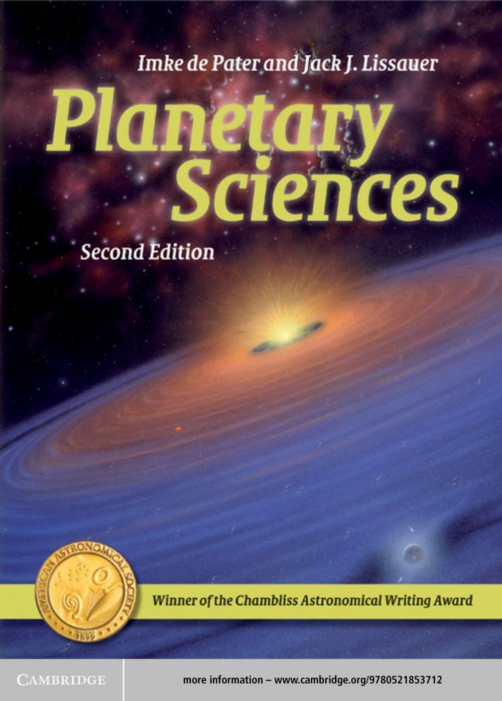 Big bigCover of Planetary Sciences