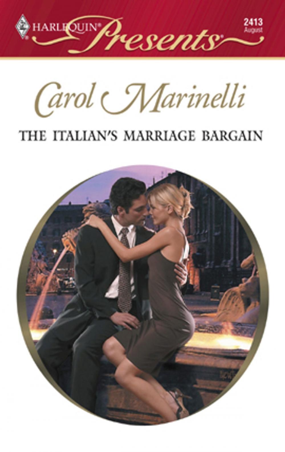 Big bigCover of The Italian's Marriage Bargain