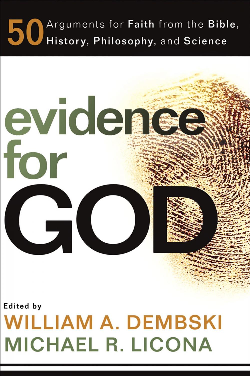 Big bigCover of Evidence for God