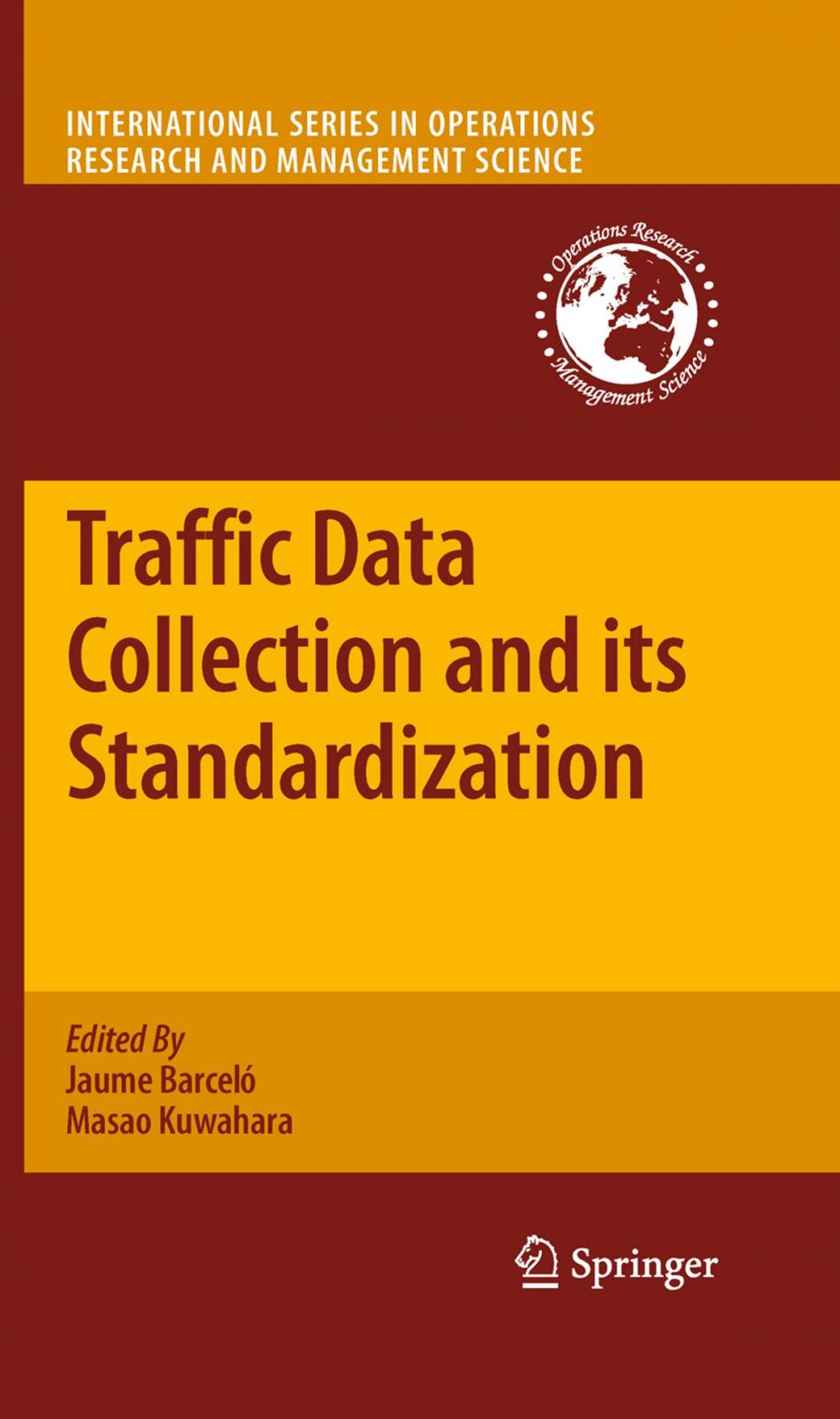 Big bigCover of Traffic Data Collection and its Standardization