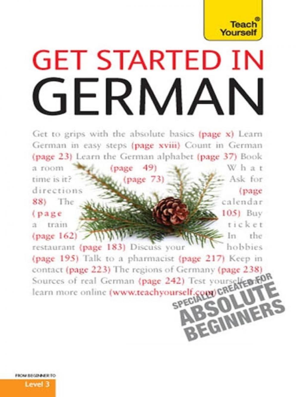 Big bigCover of Get Started in Beginner's German: Teach Yourself