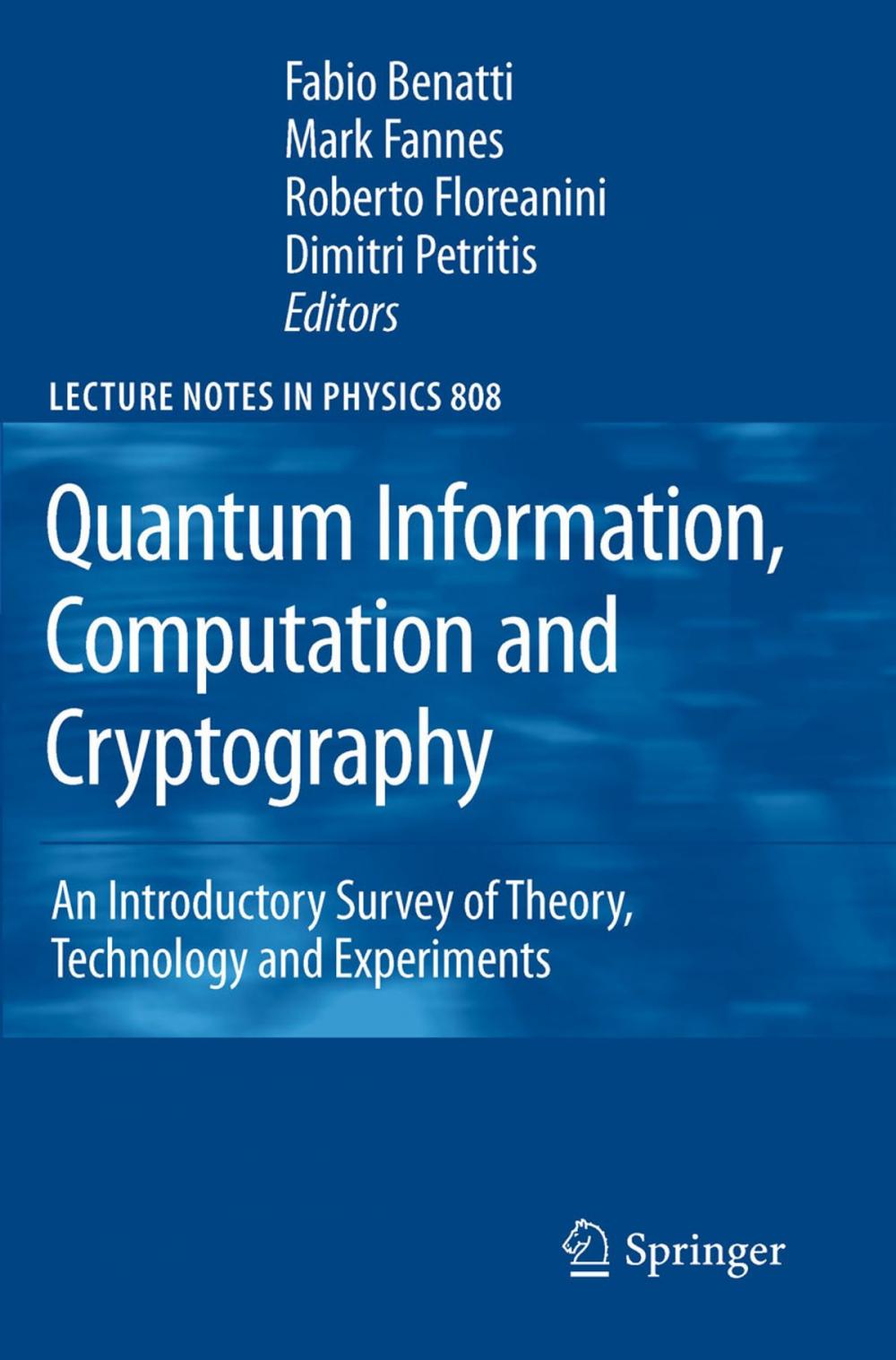 Big bigCover of Quantum Information, Computation and Cryptography