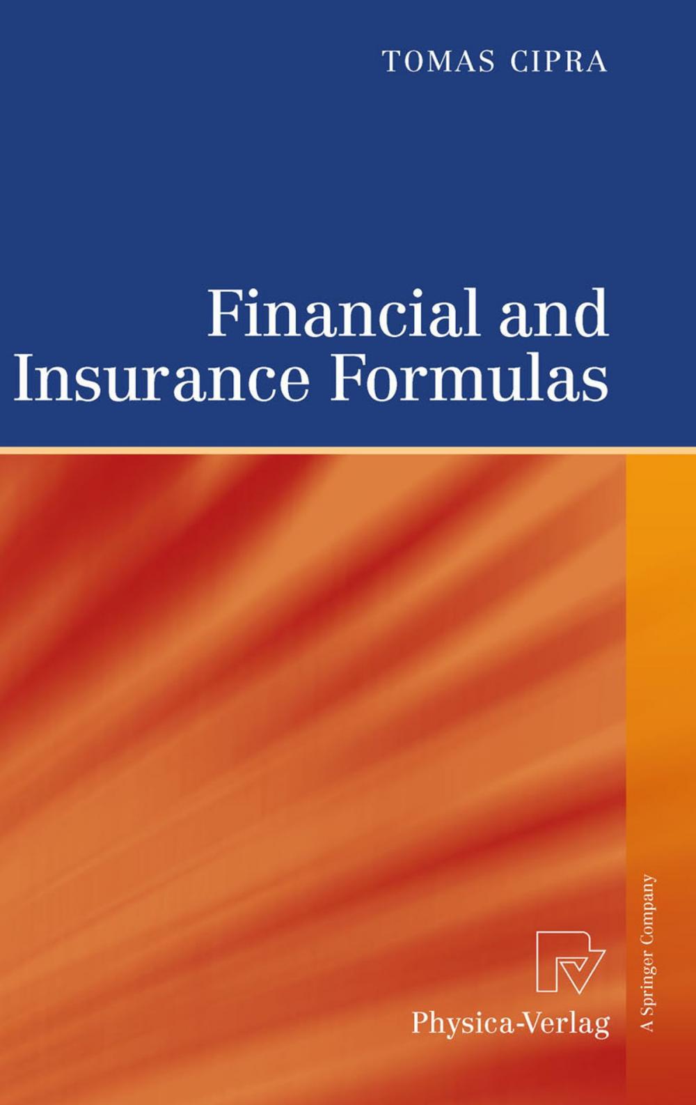 Big bigCover of Financial and Insurance Formulas