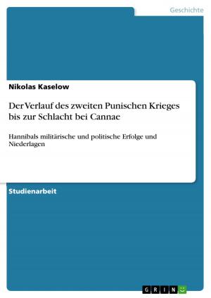 Cover of the book Der Verlauf des zweiten Punischen Krieges bis zur Schlacht bei Cannae by Esther Rumohr